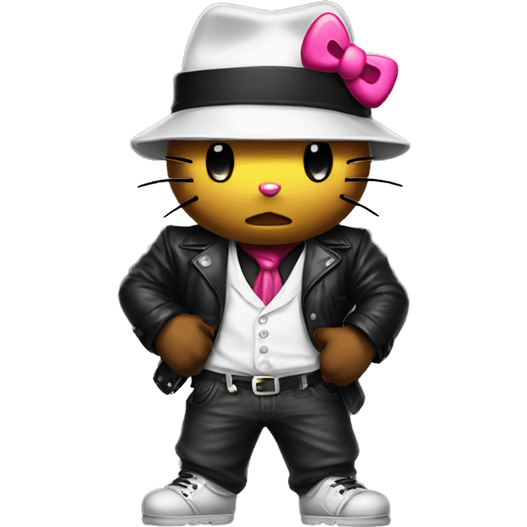 hello kitty gangster emoji