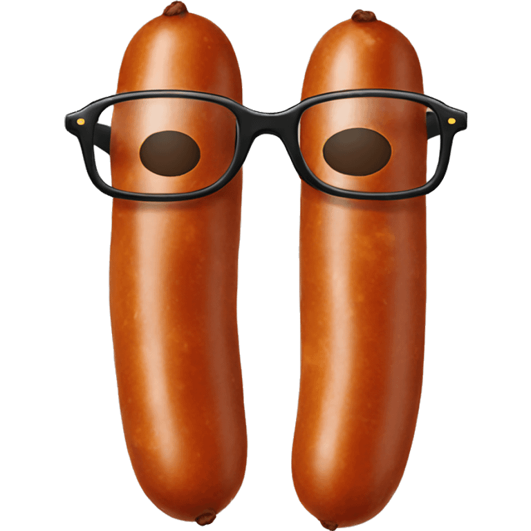 merguez with glasses emoji