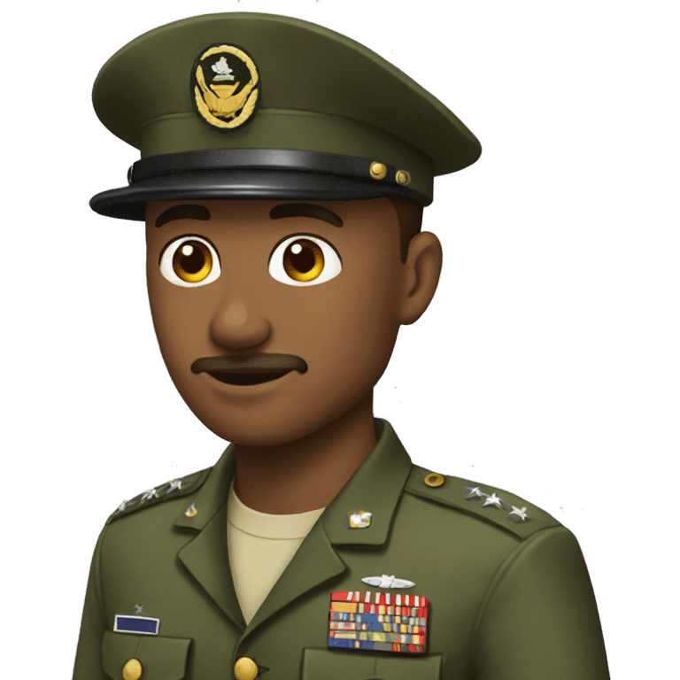 Military man emoji