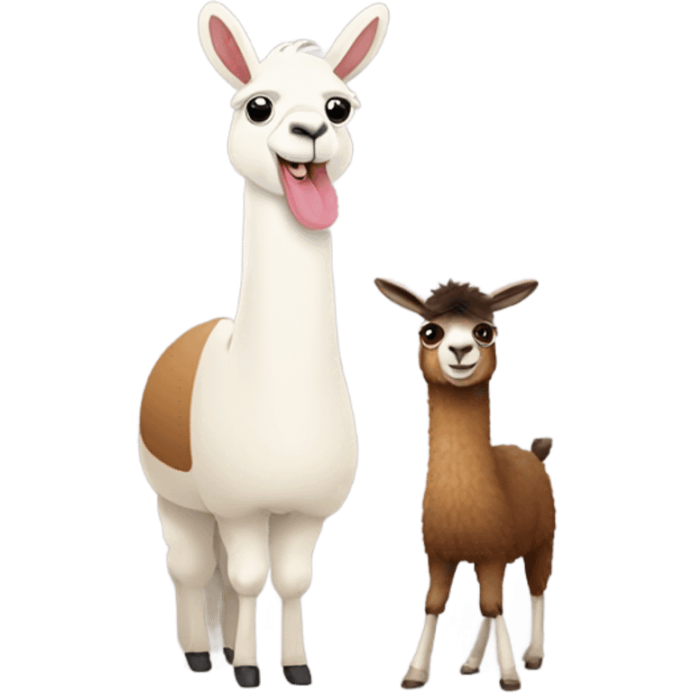 llama with a lapo emoji