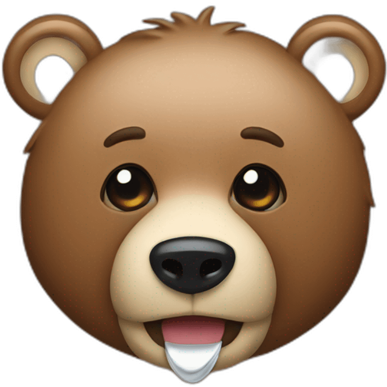 Bear vodka emoji