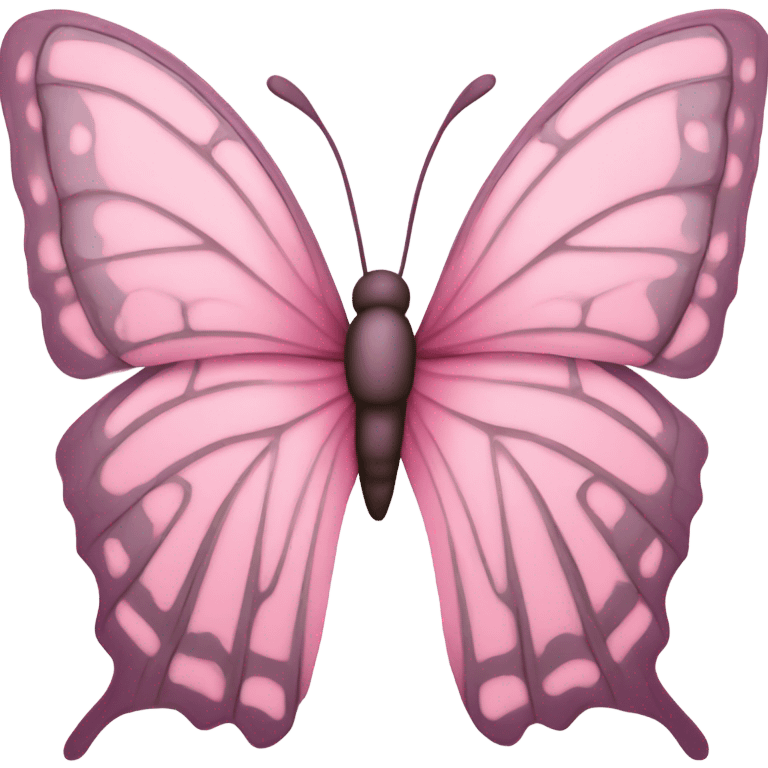 Mariposa pink light  emoji