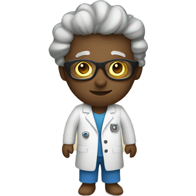 Scientist at the beach emoji