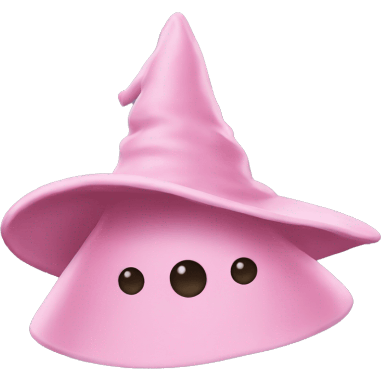 Light pink witch hat emoji