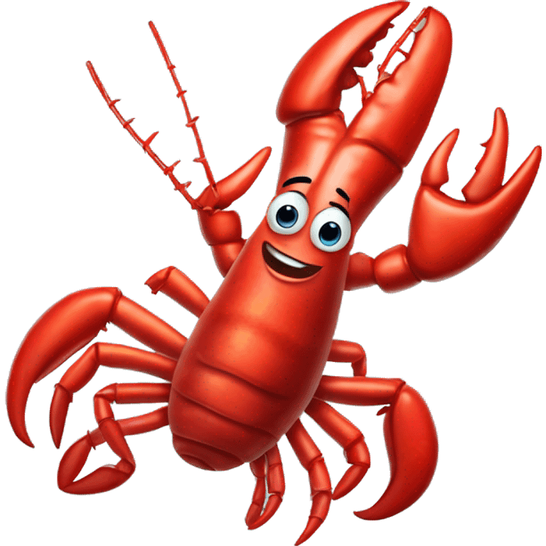 Jason Derulo as Larry the Lobster from Spongebob Squarepants emoji