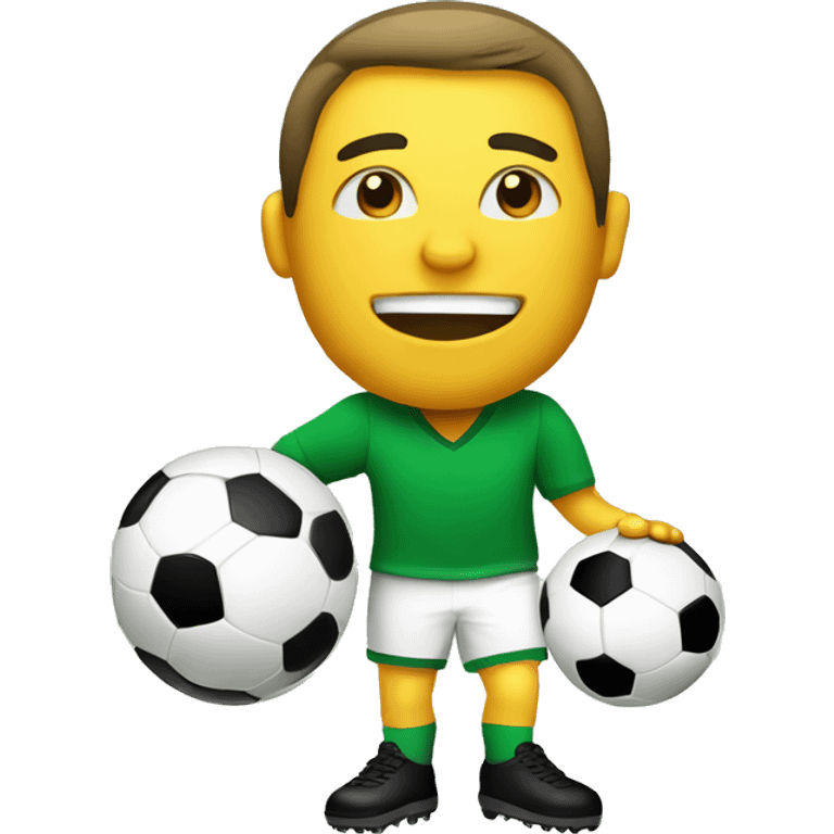 soccer and money emoji