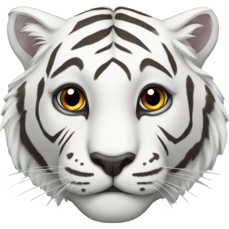 white tiger emoji