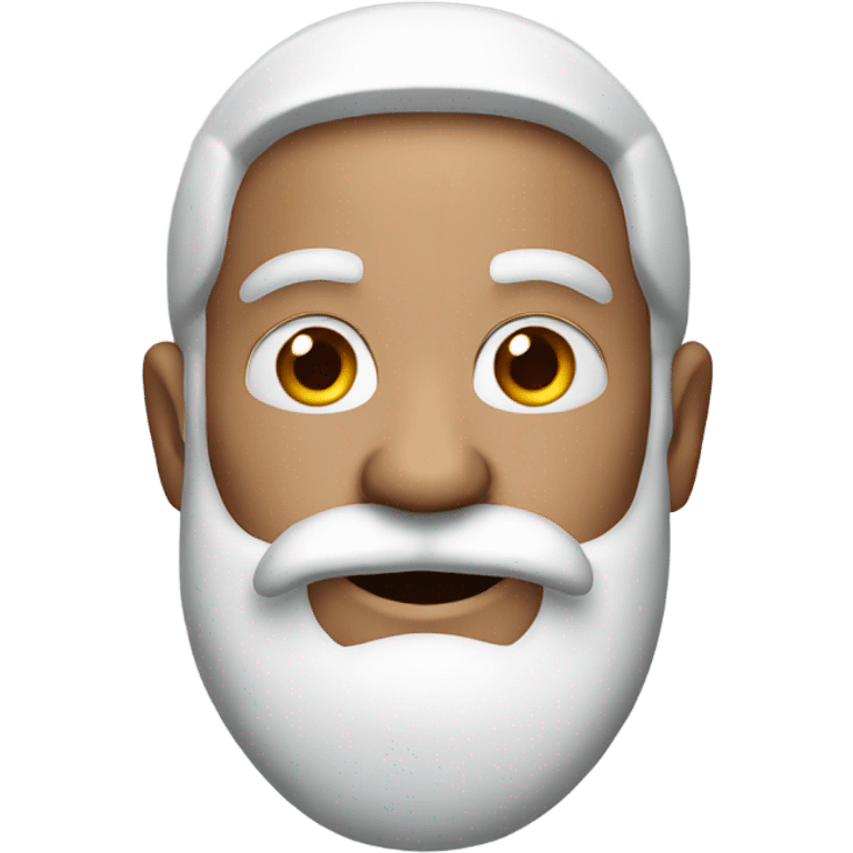 Santa with gray goatee emoji