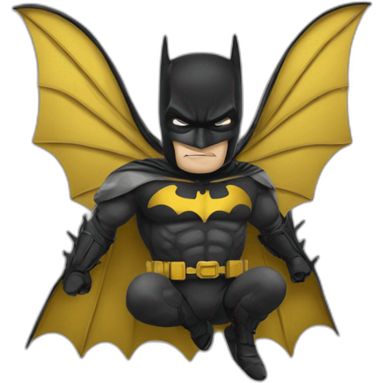 Batman sur une abeille 🐝 emoji