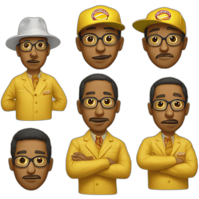 Los pollos hermanos version weed emoji