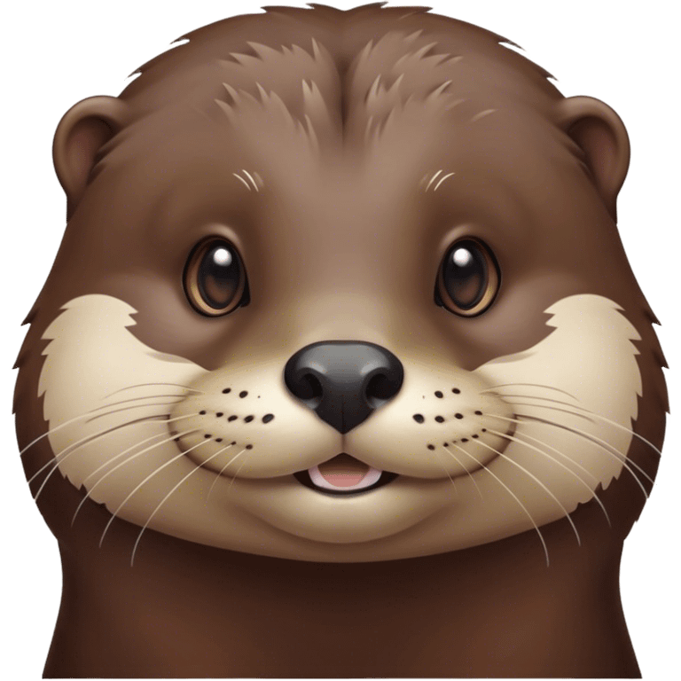 Hot otter emoji