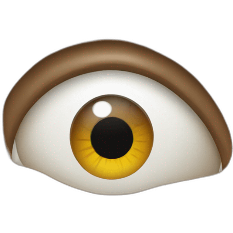 big eye fall emoji