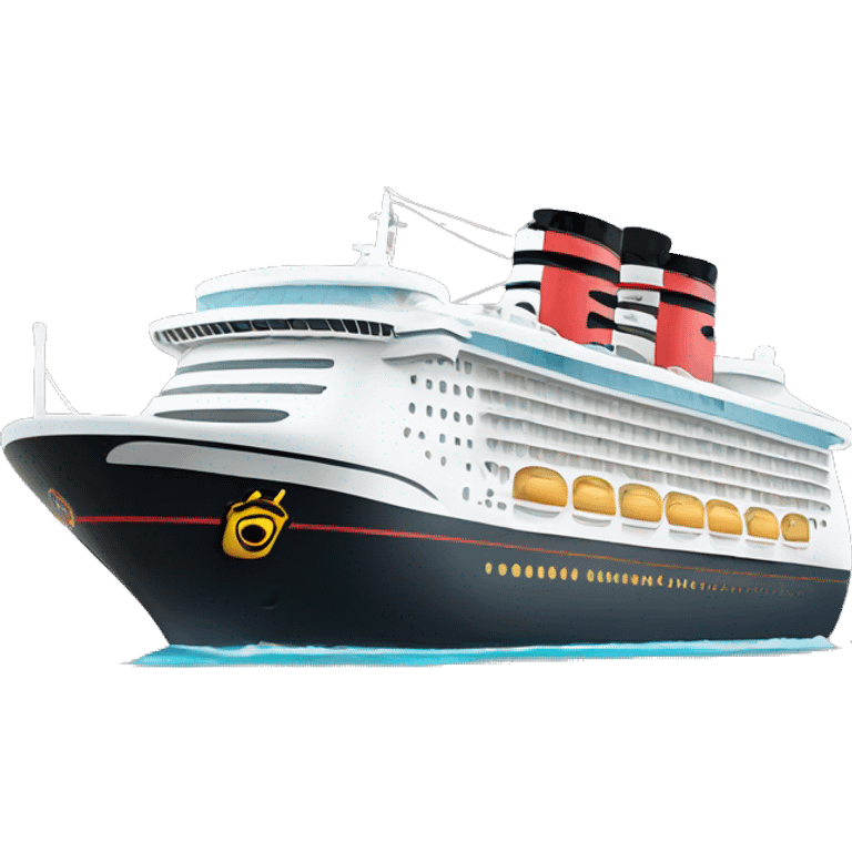 Disney cruise ship emoji