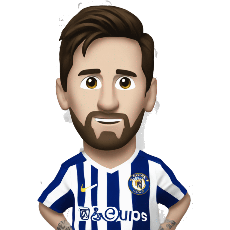 lionel messi on chelsea emoji