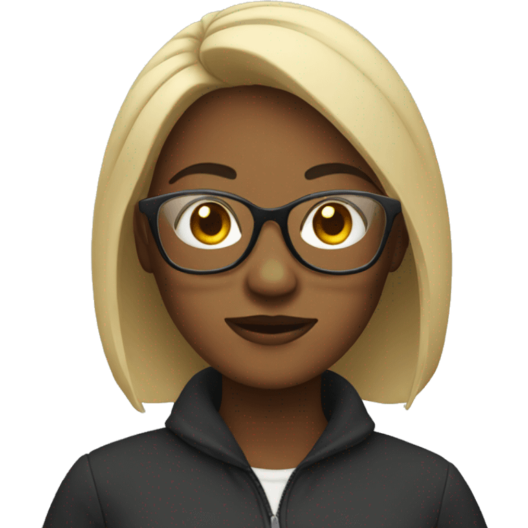 women with glasses emoji