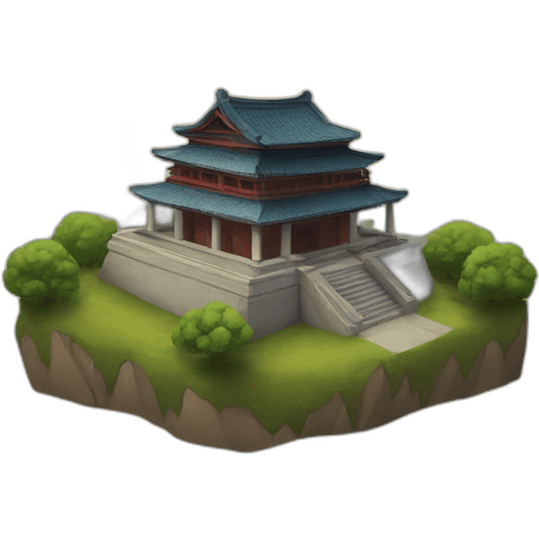 Temple in top of the hill emoji