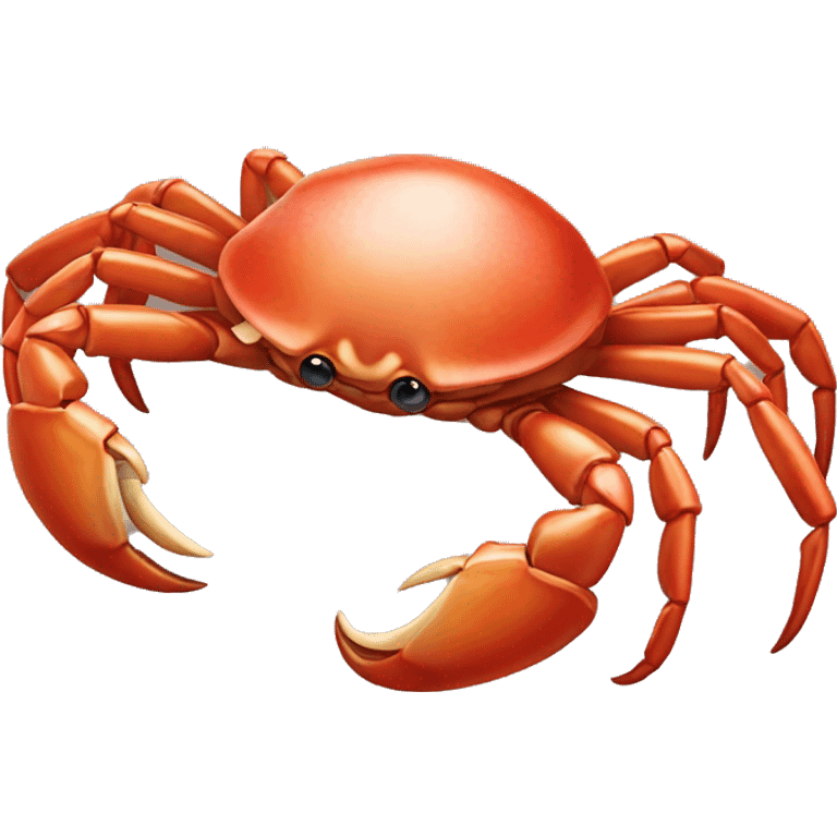 A crab doing the griddy emoji