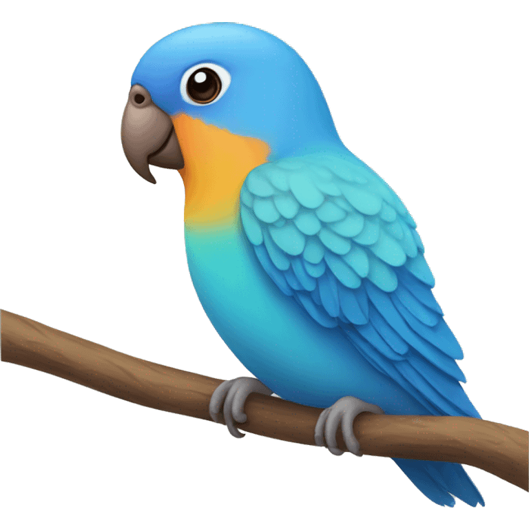 blue lovebird emoji