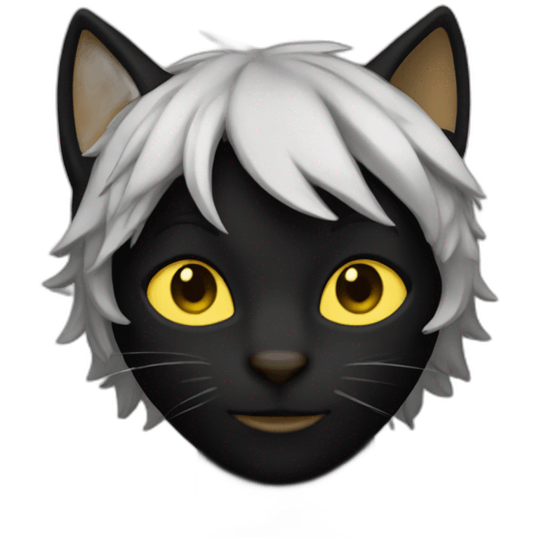 Chat noir emoji