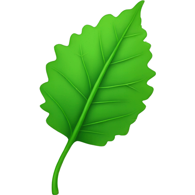 Green leaf emoji