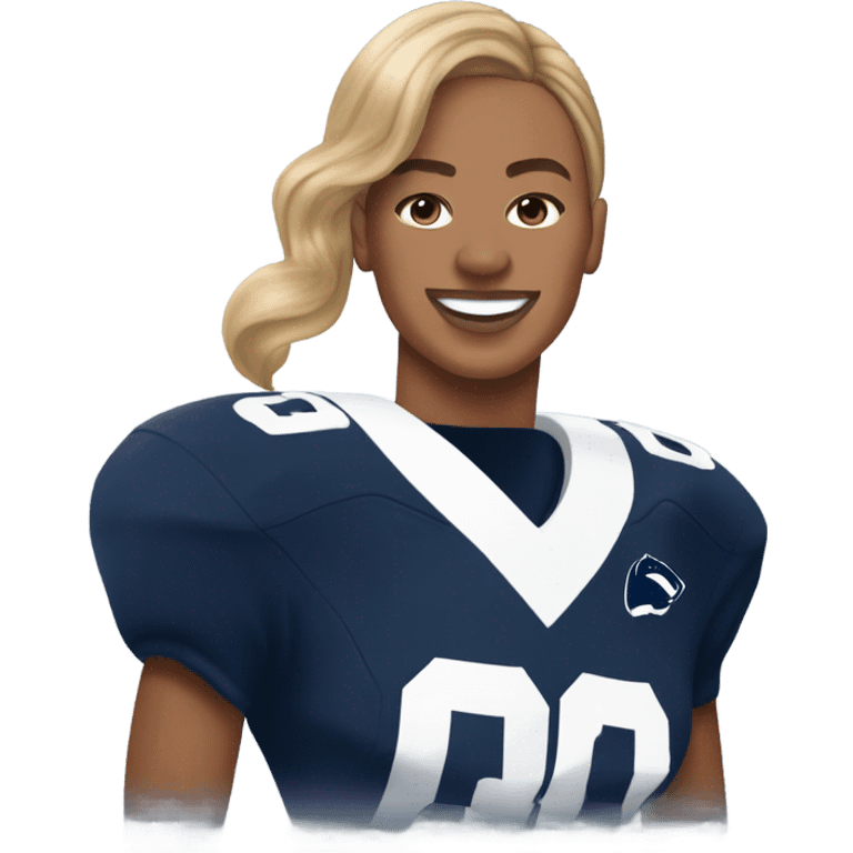 beyoncé penn state jersey emoji