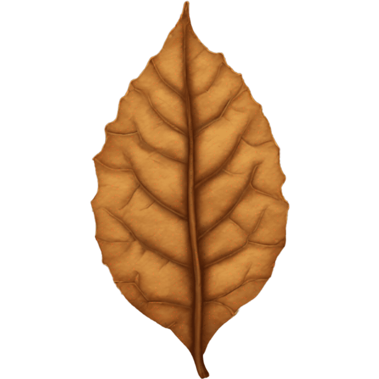 brown tobacco leaf emoji