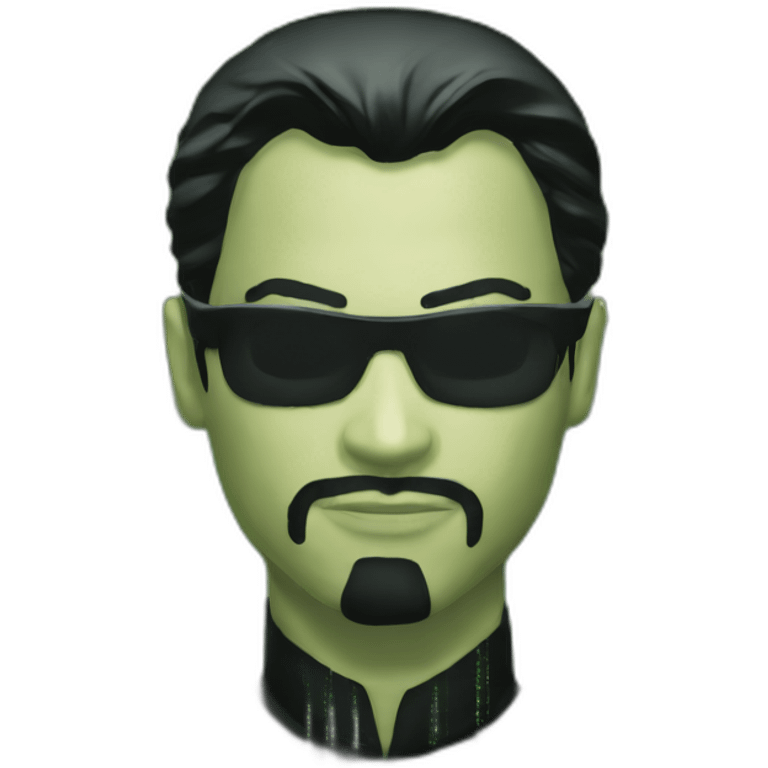 The neo the matrix emoji