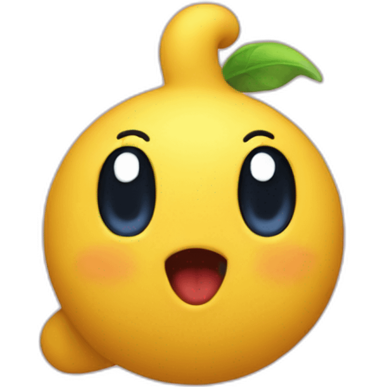 Keeby the yellow Kirby  emoji