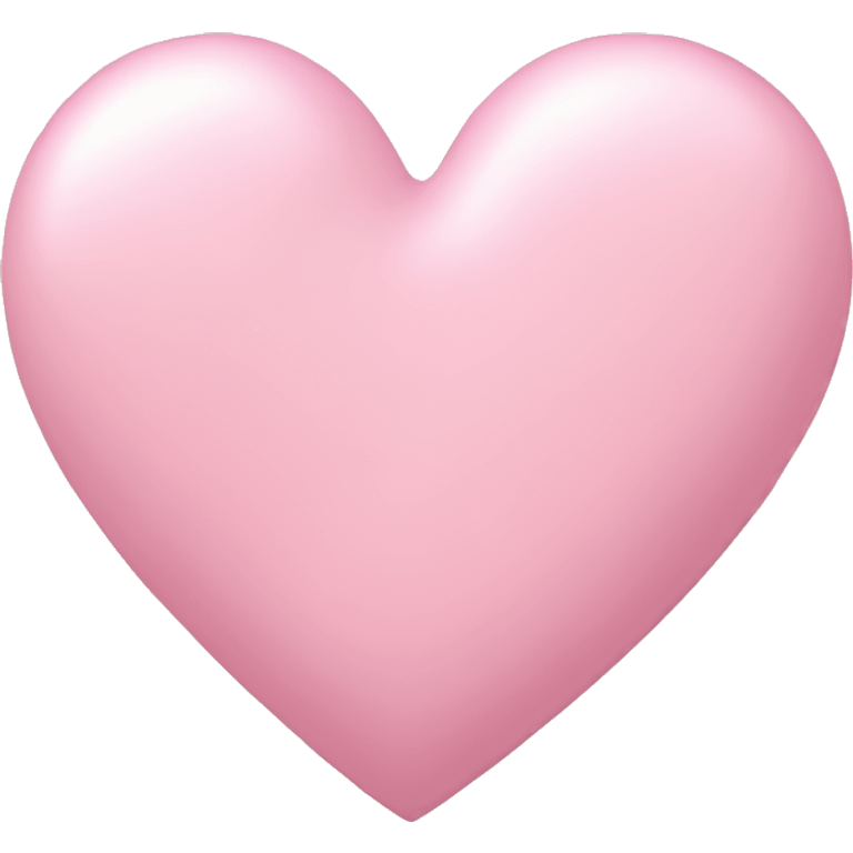 Pastel pink heart emoji