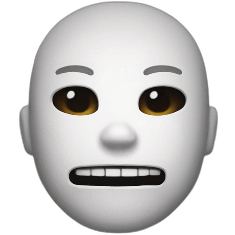 Sans’ face from Undertale emoji