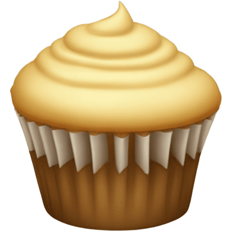 A plain cupcakes  emoji