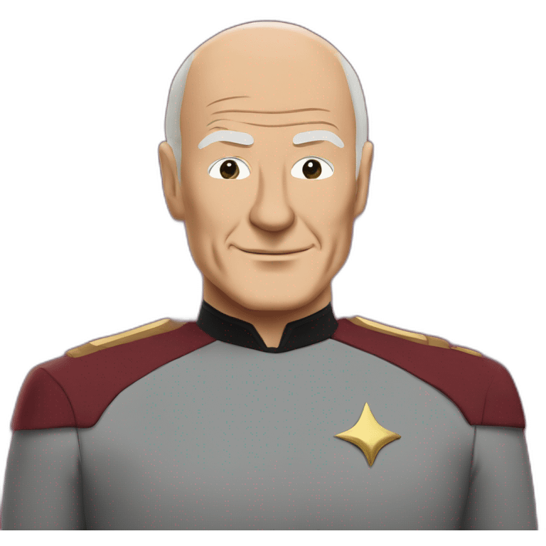 Captain Jean-luc Picard emoji