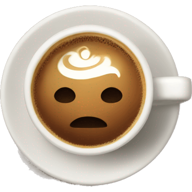 Coffee with concha  emoji