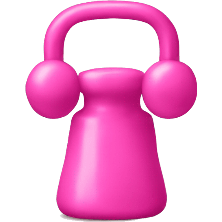 Pink weight  emoji