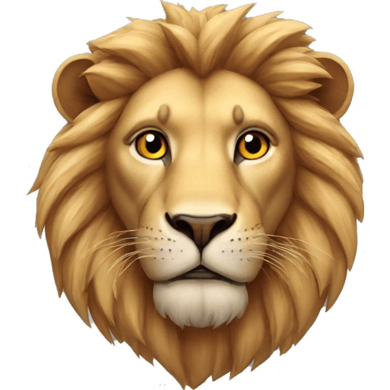 Lion aux yeux rouge  emoji