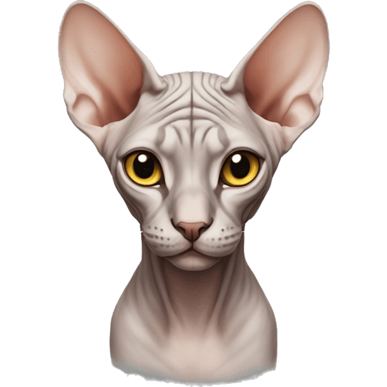 The Sphynx emoji