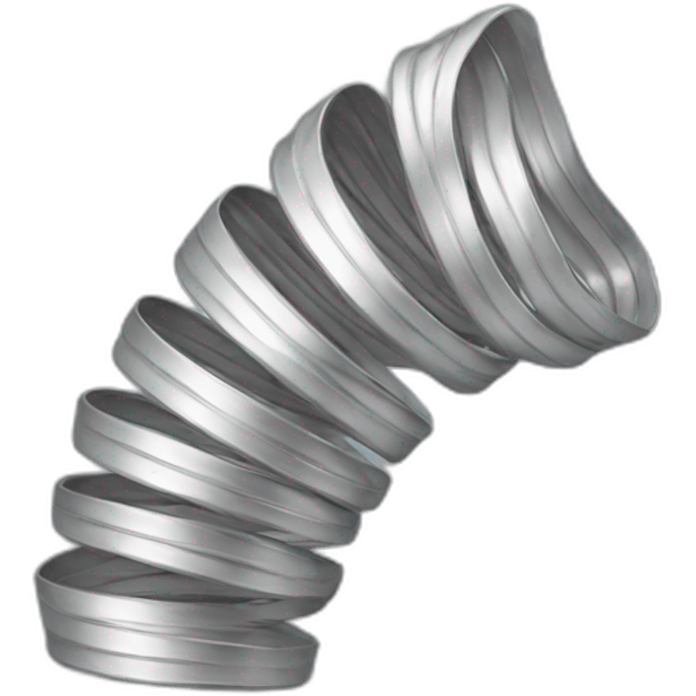 Silver Slinky toy emoji