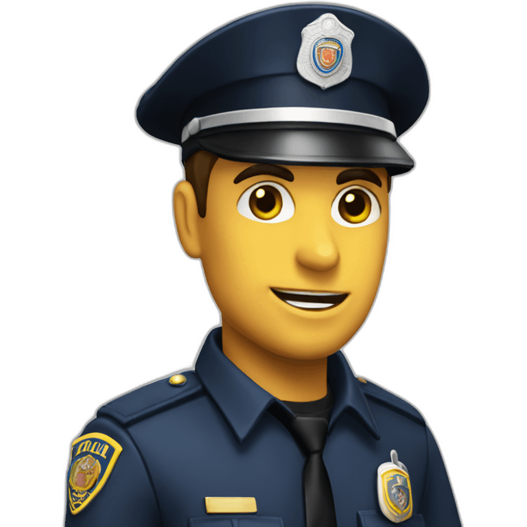 caracol policia emoji