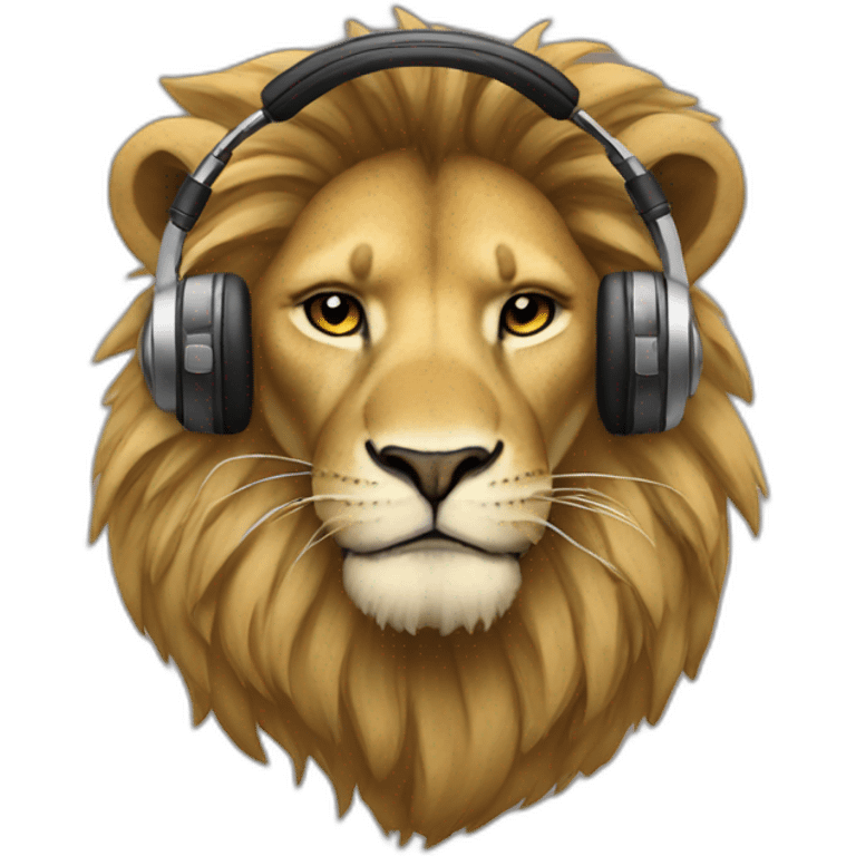 dj lion emoji