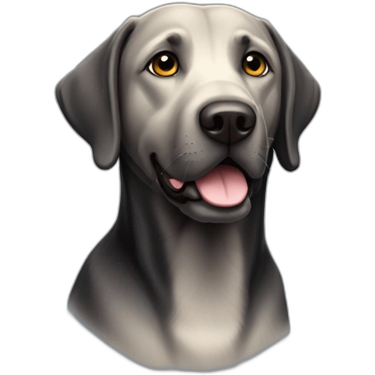 old black labrador retriever emoji