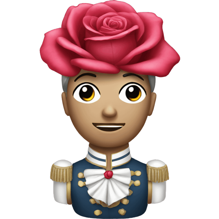 Rose nutcracker emoji