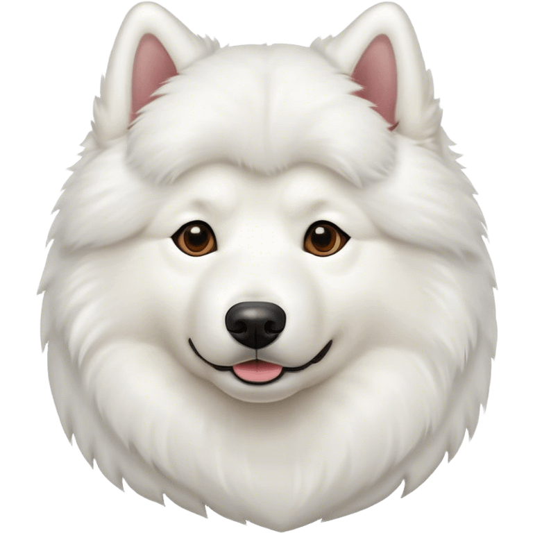 Samoyed dog emoji