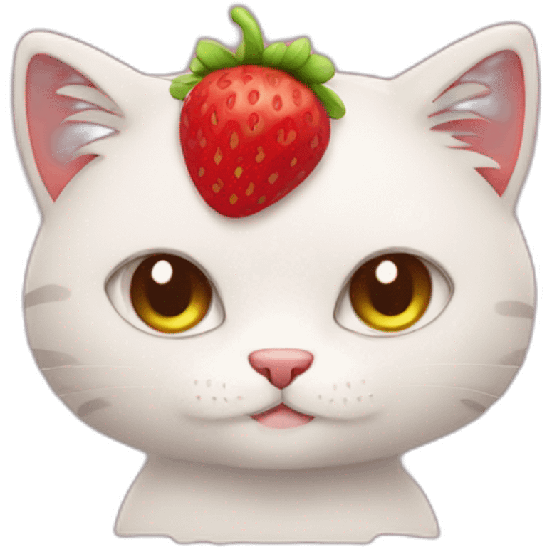 strawberry cat emoji