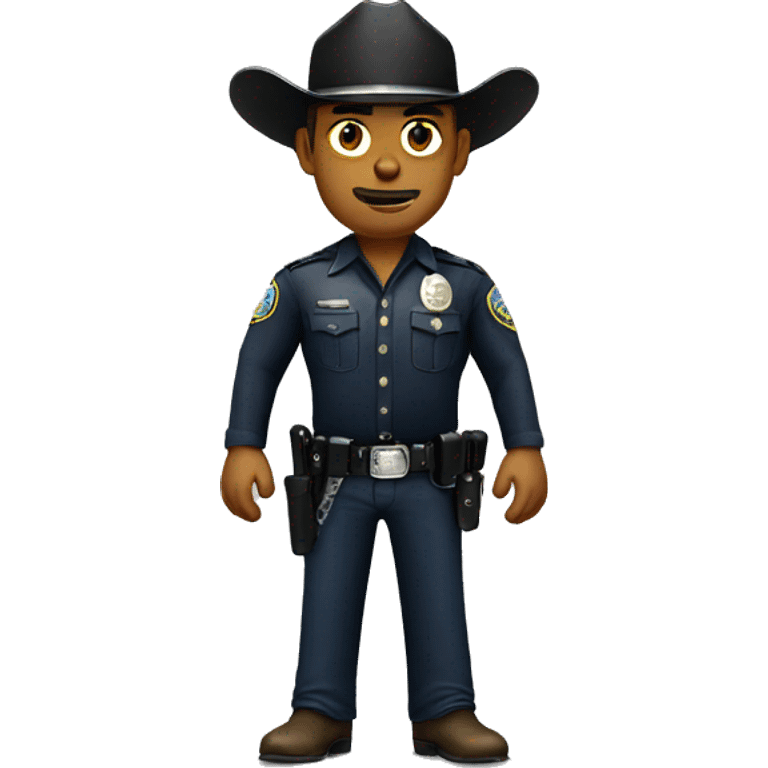 police cowboy emoji