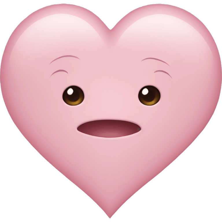 Baby pink heart  emoji