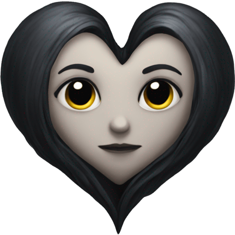 Gothic heart emoji