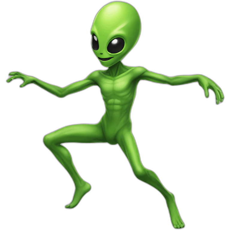 dancing alien emoji