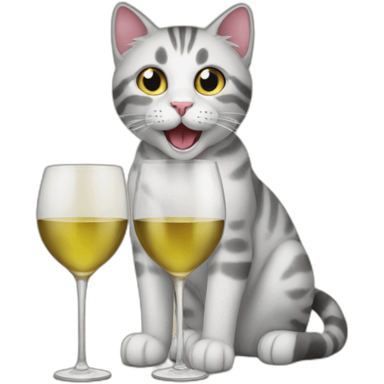 cat-wine emoji