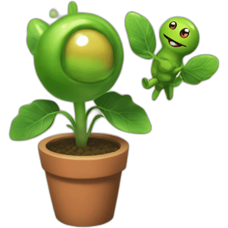 Peashooter With naruto emoji