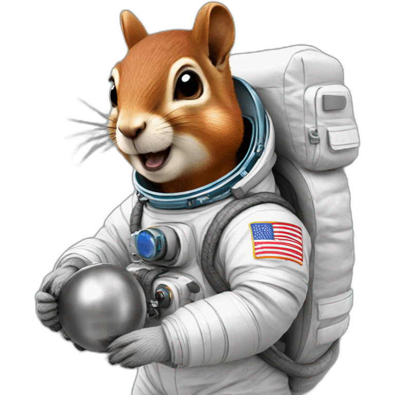 squirrel astronaut emoji